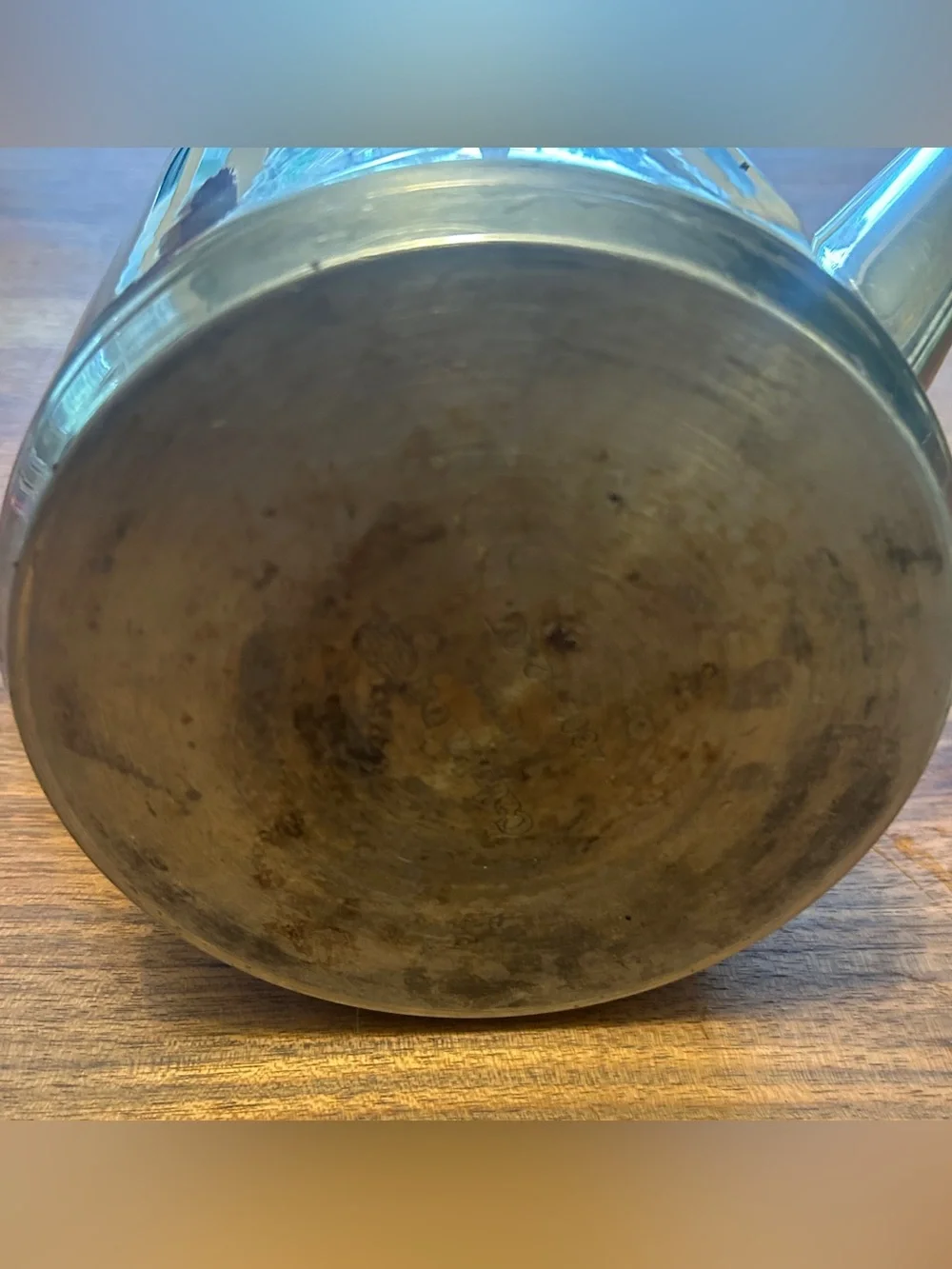 Calphalon Stainless Steel Tea Kettle, Hot Water Pot 2 quart #4302 w/ Glass Lid